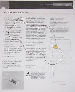 Buy - Lake Shore DT-670 Silicon Diode Temperature Sensor 1.4-500 Kelvin ...