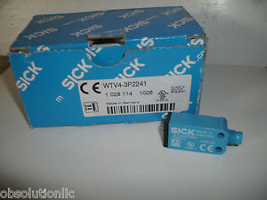 Interrupteur Photoélectrique SICK WTV4-3P2241 - Capteur De Proximité Neuf, Référence 1028114 - Pour Automatisme Industriel