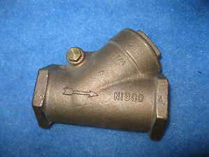NIBCO 1-1/4 SWING CHECK VALVE 125 Threaded 200 WOG New NNB - SPW