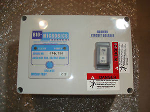 Bio-Microbics Incorporated Blower Circuit Breaker STD. 40/245 Class 1 ...