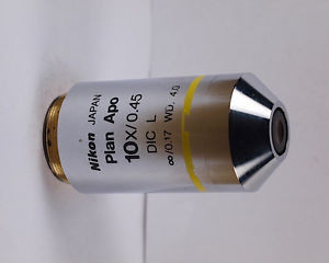 Buy -Nikon Plan APO 10x /.45 DIC L ? CFI Eclipse Microscope Objective