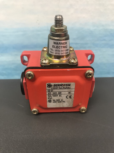 Warner Electric Bernstein Rope Pull Switch W/Button Sd-U1 Rastg.2 601 ...