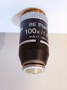 100x Nikon BE Plan Oil Immersion Eclipse E100 Infinity Microscope ...