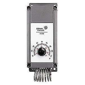 JOHNSON CONTROLS Line V Mechanical Tstat24 to 277VAC16A A19PRC-1C Gray ...