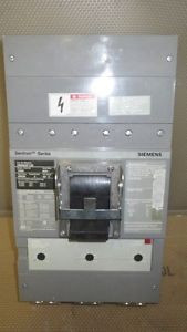 Siemens Sentron Breaker 1200 Amp 600 Vac 3 Pole W/ 1000 Amp Trip Model ...