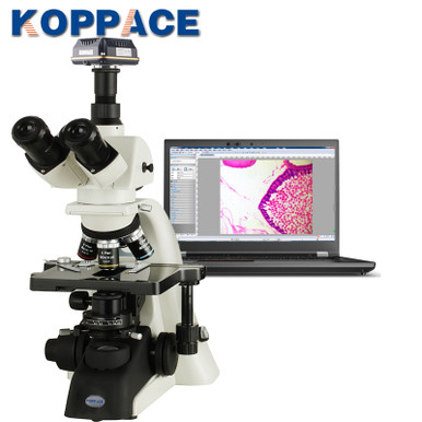 KOPPACE 40X 1600X,Trinocular biomicroscope,10 Million Pixel,USB 3.0 ...