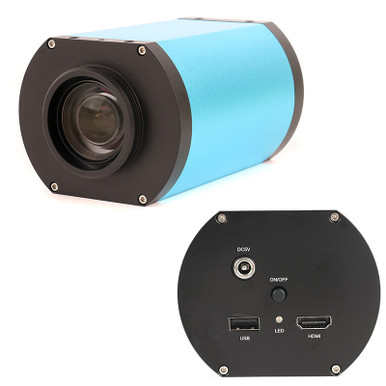 Two Sensor Parfocal HDMI Autofocus Industrial Microscope Camera Optics Lens 1080P 60FPS ...