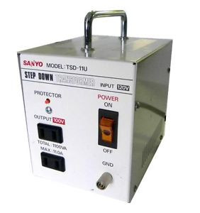 Sanyo Step Down Transformer 120Vac 11A Model Tds-11U - SPW Industrial