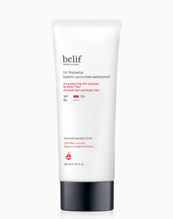 Belif UV Protector Reports Sunscreen Waterproof