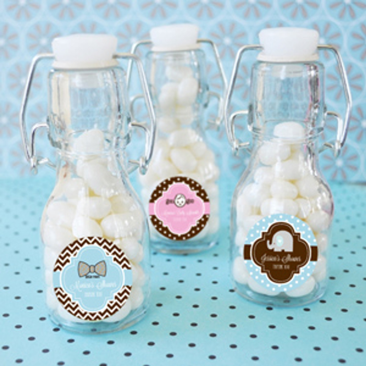 baby shower mini bottles