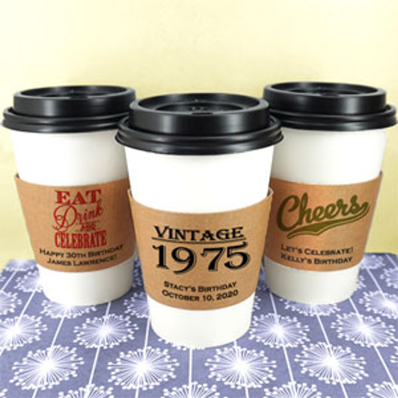 Personalized Coffee Sleeves