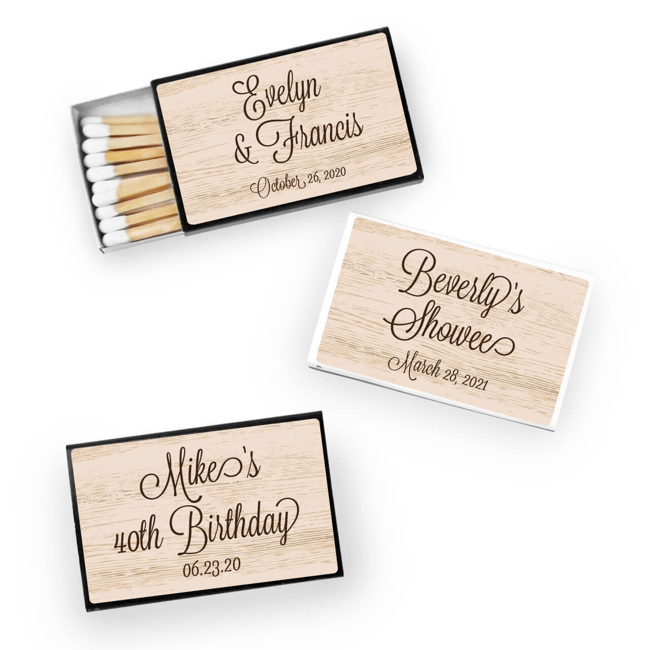 personalized wedding favors matches