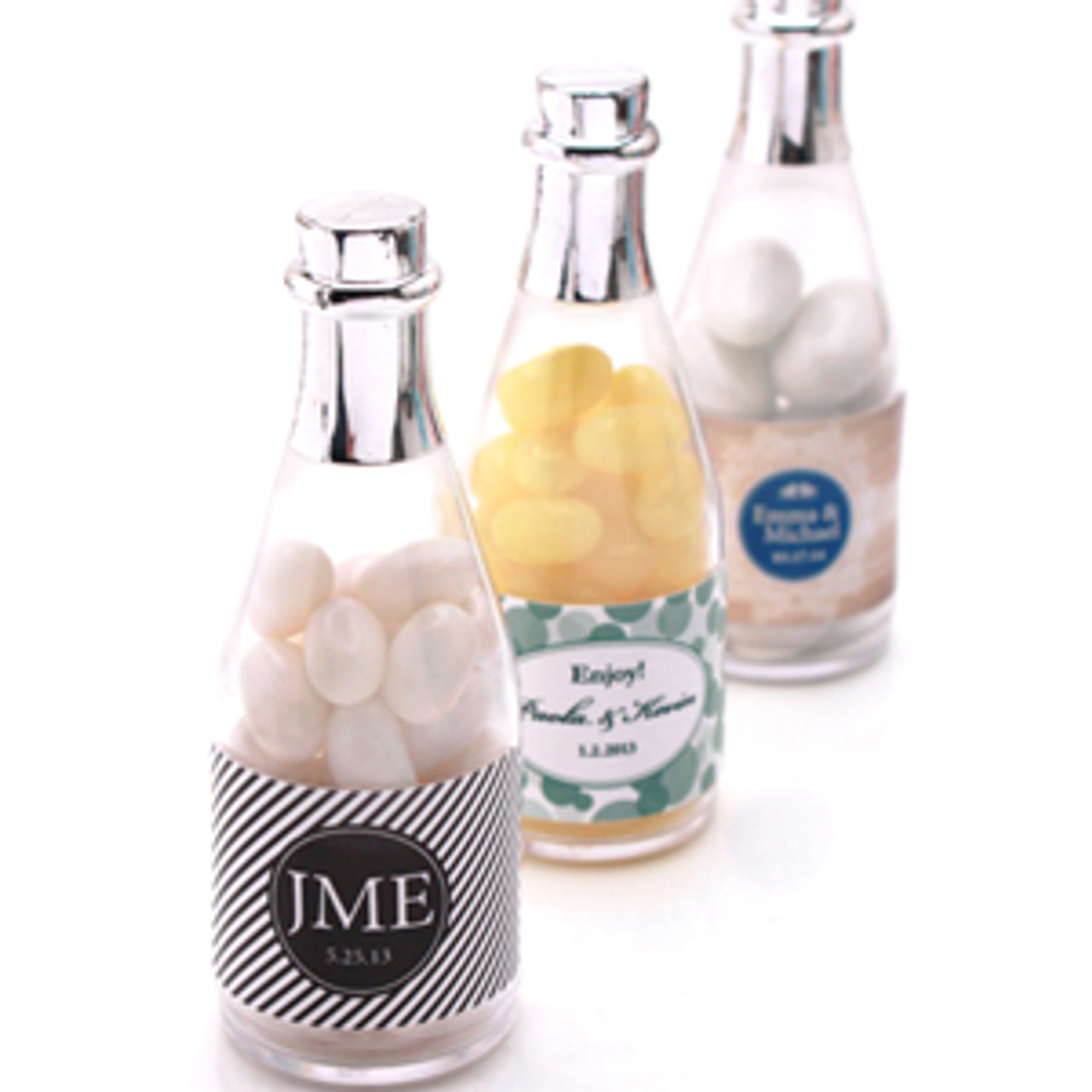personalized champagne bottles favors