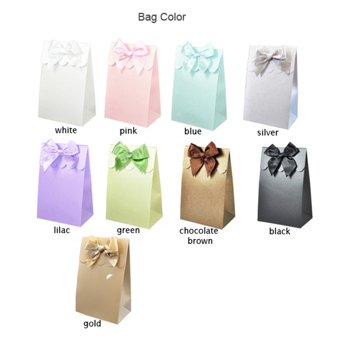 Fall Personalized Wedding Favor Bags (Set of 12) - Favors & Flowers