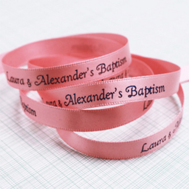 personalized ribbons for baptism favors