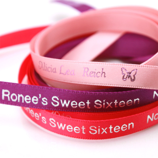 continuous personalized ribbon