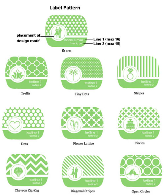 MOD Pattern Monogram Mint Tins – Gifts Everlasting