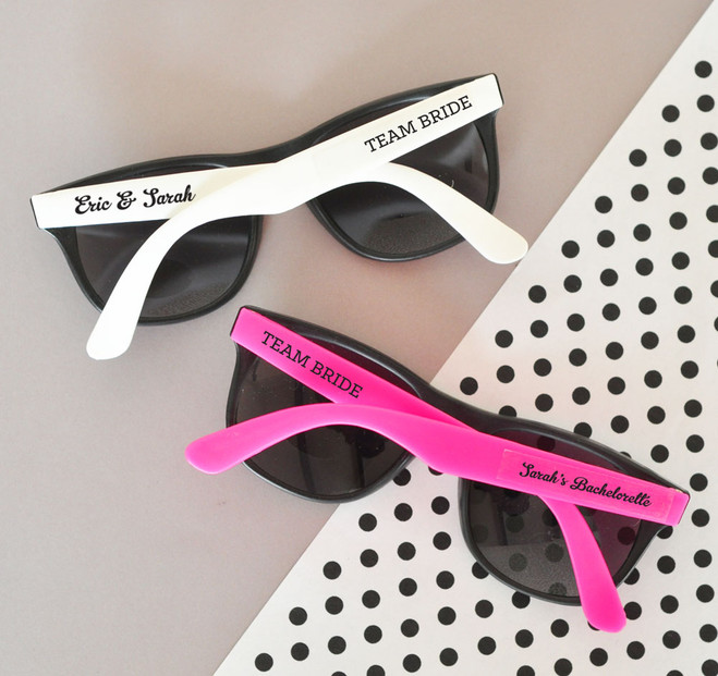 75 Personalized Wedding Favor Sunglasses Custom Printed Party 