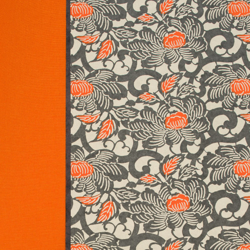 Orange Batik Flower