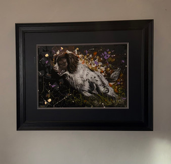 Spring Into Action Embellished Original by Kay Johns