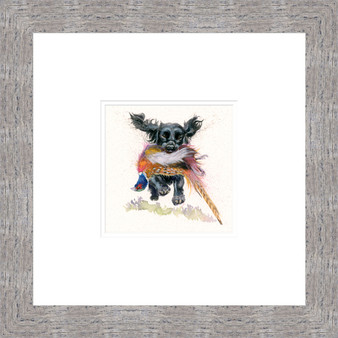 Happy Returns, Working Cocker Spaniel Painting, Working Cocker Spaniel painting by Kay Johns