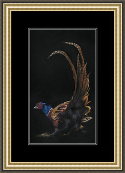 Medium paper framed image