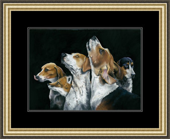 Medium paper framed image