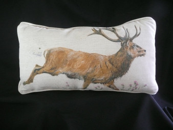 'In Charge' country cushion by Kay Johns