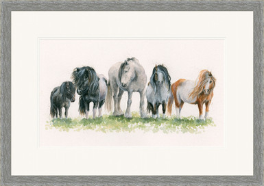 Pony artwork by Kay Johns - Grey Frame