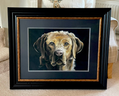 Original artwork of 'Red Eye' by Kay Johns