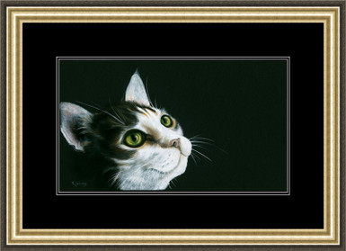'Captivated' limited edition print by Kay Johns - framed 