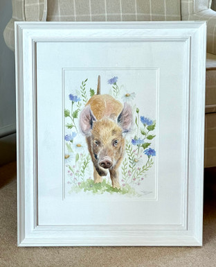 'This Little Piggy' original artwork by Kay Johns