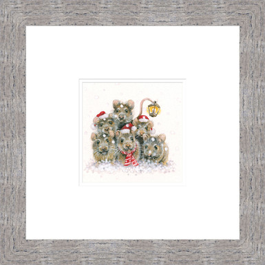 Mouse artwork by Kay Johns - Grey Frame