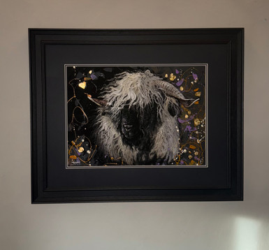 Miss Valais Embellished Original by Kay Johns