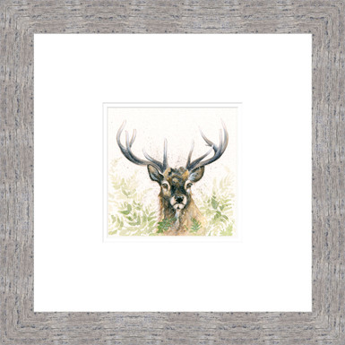 Lord Knows, Red Stag Painting by Kay Johns