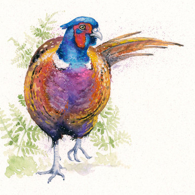 Pheasant original artwork by Kay Johns