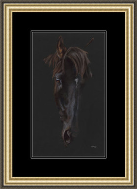 Medium paper framed image