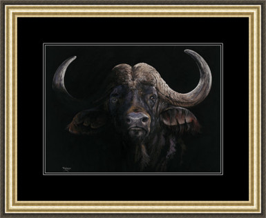 Medium paper framed image