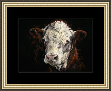 Medium paper framed image