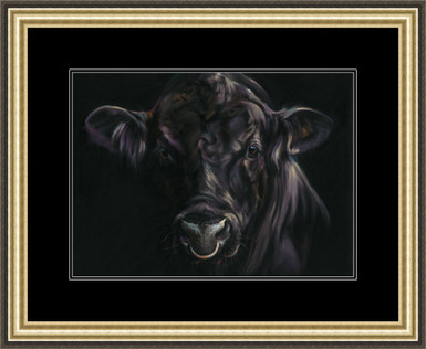 Medium paper framed image