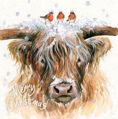 'Ding Dong' Christmas Greeting Card by Kay Johns