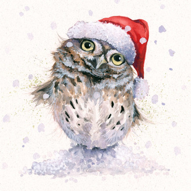 Owl original artwork by Kay Johns