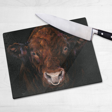 Glass chopping board- Lord of the Rings. Artwork by Kay Johns