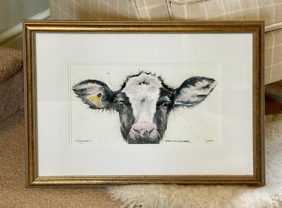 Ears My Number - size small framed, SALE ITEM 50% OFF - WAS £195.00