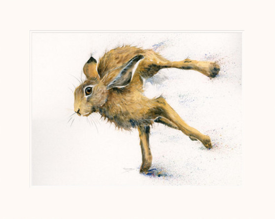 Yabba Dabba Doo by Kay Johns. Hare Painting 