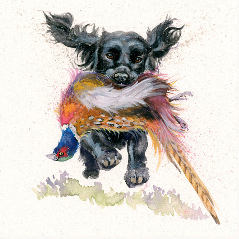 Cocker Spaniel original artwork