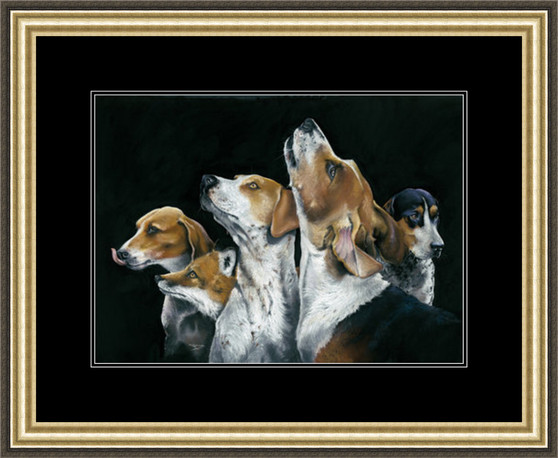 Medium paper framed image