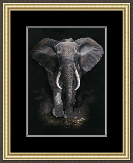 Medium paper framed image