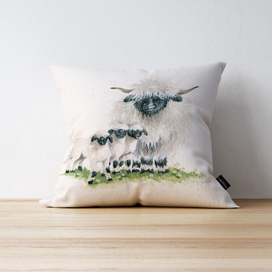 Swiss - Blacknose Valais cushion