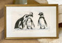 Two's Company - size medium framed, SALE ITEM 50% OFF - WAS £325.00